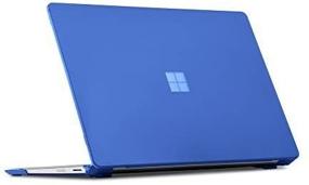 img 1 attached to 🔵 iPearl mCover Hard Shell Case for Microsoft Surface Laptop 13.5-inch (3/2 / 1) – Blue [Not Compatible with Surface Book or Tablet]