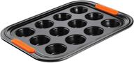 creuset cup muffin tray each logo