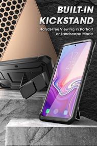 img 2 attached to 📱 SUPCASE UB Pro Series Samsung Galaxy S20 Plus 5G Case: Rugged Holster & Kickstand with Screen Protector (Black)