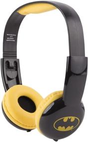 img 3 attached to Batman Kids Safe Over The Ear Headphones HP2-03082: Premium Volume-Limited Headphones for Ages 3-9, Developed by Sakar