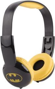 img 2 attached to Batman Kids Safe Over The Ear Headphones HP2-03082: Premium Volume-Limited Headphones for Ages 3-9, Developed by Sakar