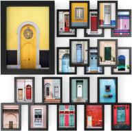 🖼️ arteza 5x7 picture frames (pack of 20) – display photos with wood finish frame and pure glass front – wall gallery frames for documents & certificates логотип