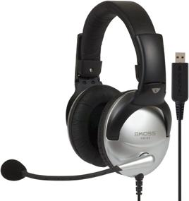 img 1 attached to Immerse in Crystal Clear Audio with Koss Multimedia Stereo Headphone, featuring USB Plug (SB45 USB)