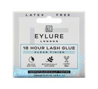 eylure 18 hour latex-free lash glue: clear adhesive for long-lasting hold logo