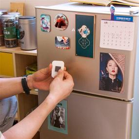 img 1 attached to 🧲 Magnetic Squares Adhesive Whiteboards by RKZCT: Innovative Stick-On Solution for Versatile Organization