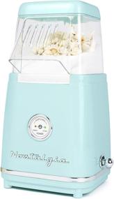 img 4 attached to 🍿 Nostalgia CLHAP12AQ Retro Hot-Air Tabletop Popcorn Maker: 12-Cup Capacity, Oil-Free, Perfect for Birthday Parties and Movie Nights, Aqua