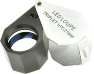 high-quality se pro 10x 21mm led triplet loupe - mj37801l logo