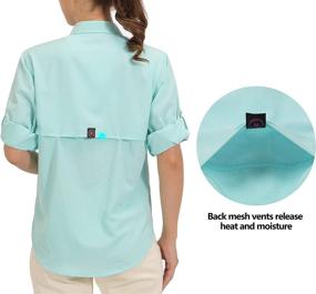 img 2 attached to 👚 Stay Protected in Style: Little Donkey Andy Women's UPF 50 UV Protection Shirt - Ultra-Breathable, Quick Dry, Long Sleeve Shirts