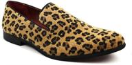 🐆 sleek and stylish: santino luciano leopard modern loafers - elevate your shoe game! логотип