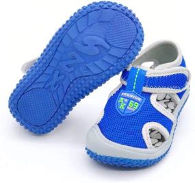 img 1 attached to 👦 Ultimate Outdoor Toddler Boys' Sandals for Sporty Adventures