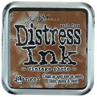 vintage photo ranger dis-19527 tim holtz distress 📸 ink pad: the perfect tool for classic aged effects logo