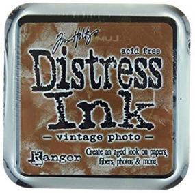 img 1 attached to Vintage Photo Ranger DIS-19527 Tim Holtz Distress 📸 Ink Pad: The Perfect Tool for Classic Aged Effects