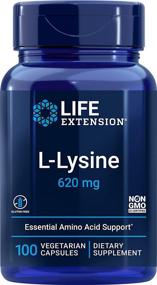 img 2 attached to 🌿 Life Extension L-Lysine 620 mg Capsules - Promoting Healthy Nitrogen Balance – Gluten-Free – Non-GMO – Vegetarian – 100 Count