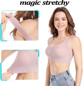 img 2 attached to PRETTYWELL Seamless Wireless Invisible Removable Women's Clothing