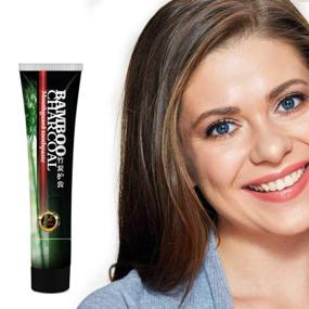 img 2 attached to 🦷 Pearl Enterprises: Mint Flavored Activated Bamboo Charcoal Teeth Whitening Toothpaste - Achieve a Brighter Smile!