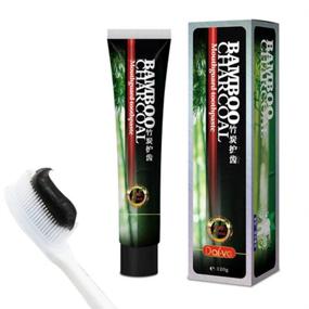 img 3 attached to 🦷 Pearl Enterprises: Mint Flavored Activated Bamboo Charcoal Teeth Whitening Toothpaste - Achieve a Brighter Smile!