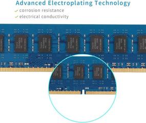 img 1 attached to TECMIYO 8GB Kit (2X4GB) PC3-10600/PC3-10600U DDR3 RAM 1333MHZ 240-Pin Non ECC Unbuffered 1