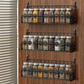 img 1 attached to 25 Pcs Glass Spice Jars with Shaker Lids by NETANY - Includes Minimalist Farmhouse Labels, Collapsible Funnel, and 4oz Seasoning Containers - Perfect for Spice Rack, Cabinet, Drawer Storage