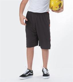 img 3 attached to Top-Quality Boys' 5-Pack Mesh Active Performance Basketball Shorts with Pockets - Real Essentials