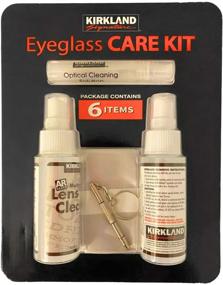 img 3 attached to 👓 Kirkland Signature 6 Pack Eyeglass Care Kit - Screwdriver Keychain, Microfiber Cloth, Lens Solution