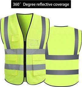 img 3 attached to 👷 VICRR Reflective Pockets for Enhanced Visibility in Occupational Health & Safety: A Comprehensive Range of PPE