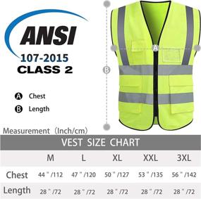 img 2 attached to 👷 VICRR Reflective Pockets for Enhanced Visibility in Occupational Health & Safety: A Comprehensive Range of PPE