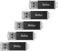 💾 netac 8gb usb flash drives 5 pack - reliable 8gb usb memory sticks with red light indicator logo