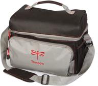 tombow 56177 storage tote for arts and crafts supplies - black/grey logo