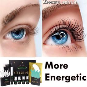 img 1 attached to Libeauty Lash Lift Kit - Quick 5-8 Mins Professional Eyelash Perm with Complete Tools, Semi-Permanent Curling Wave Kit, Lotion & Liquid Set