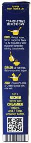 img 2 attached to High-Protein Macaroni and Cheese by Muscle Mac – 20g Protein per Serving (2 Pack)