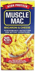 img 4 attached to High-Protein Macaroni and Cheese by Muscle Mac – 20g Protein per Serving (2 Pack)