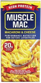 img 3 attached to High-Protein Macaroni and Cheese by Muscle Mac – 20g Protein per Serving (2 Pack)