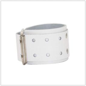 img 1 attached to 👧 Mgutillart Buckle Wristband Leather Bracelet: Exquisite Jewelry for Girls' Bracelets