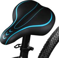 🚲 belle dura bike seat - ultimate comfort, memory foam, waterproof saddle, dual shock absorption - best replacement for outdoor & indoor bicycles, mountain bikes, road bikes logo