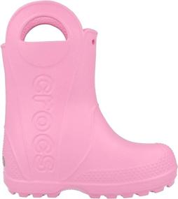 img 1 attached to 👞 Crocs Kids Handle Rain Boot Boys' Shoes - Perfect Outdoor Footwear for Little Adventurers!