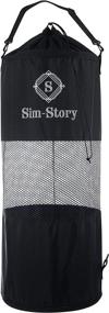 img 4 attached to 🚤 Sim-Story Мешок для мусора на лодку: Большое многоразовое противотечение с дном на молнии - идеально подходит для лодок, каяков и кемпинга.