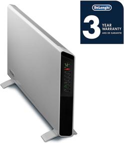 img 3 attached to 🔥 De'Longhi Quiet 1500W Full Room Convection Panel Heater: Freestanding & Wall Mount, LED Digital Display, Adjustable Thermostat, Timer, EcoEnergy Saving Mode - White