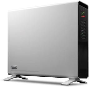 img 4 attached to 🔥 De'Longhi Quiet 1500W Full Room Convection Panel Heater: Freestanding & Wall Mount, LED Digital Display, Adjustable Thermostat, Timer, EcoEnergy Saving Mode - White
