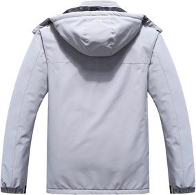 img 3 attached to Mountain Waterproof Jacket Windproof Windbreaker Outdoor Recreation for Outdoor Clothing