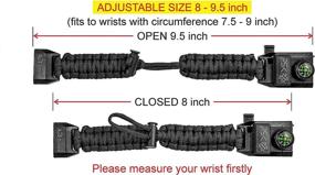 img 2 attached to Paracord Bracelet Personal Survival Outdoors