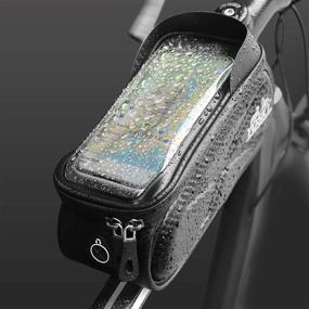 img 2 attached to Yosky Bike Phone Bag: Waterproof Front Frame Pouch for iPhone 13pro XS Max, Perfect for Cycling Storage