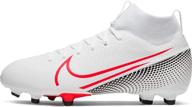 👟 youth nike mercurial superfly 7 academy firm ground soccer cleats: unbeatable performance for young athletes logo