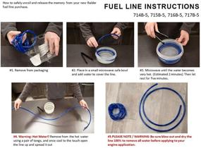 img 1 attached to 🔵 High-Quality Raider Polyurethane Fuel Gas Line Tubing Hose Roll Blue (5 Ft. x 1/4 In.): Durable and Efficient Solution