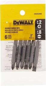 img 1 attached to 🔧 DEWALT Screwdriver Set, 6-Pack with #2 Phillips / No. 8 Slotted Double Ended Bit