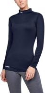 optimized: under armour women's coldgear compression mock for ultimate performance logo