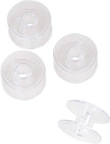 img 2 attached to 🧵 Transparent Class 15 Singer Bobbins, Pack of 4 - Efficient Sewing Accessory