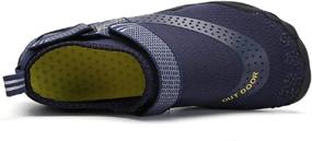 img 3 attached to 👟 Tongzone Quick Dry Athletic Barefoot Men's Swim Shoes: The Perfect Fit for Optimal Performance