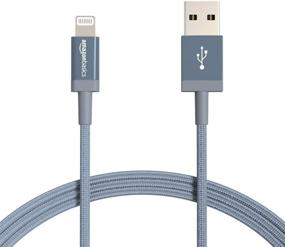 img 4 attached to 🔌 Amazon Basics Dark Gray 6-Ft USB-A to Lightning Cable for iPhone/iPad, MFi Certified Charger