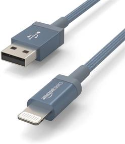 img 2 attached to 🔌 Amazon Basics Dark Gray 6-Ft USB-A to Lightning Cable for iPhone/iPad, MFi Certified Charger