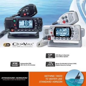 img 1 attached to 📻 STANDARD HORIZON GX1400B VHF Radio, Simple Operation, Black, Compact Size